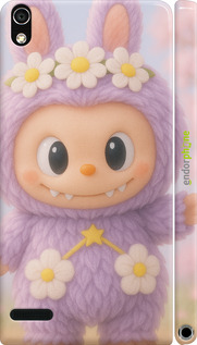 3D пластиковий глянцевий чехол Лабубу 1 для Huawei Ascend P6 - 6709c-39 изображение 