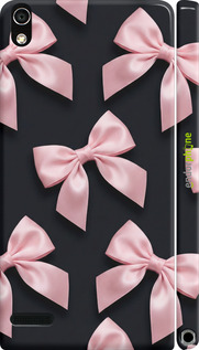 3D пластиковый глянцевый чехол Coquette Ribbons Dark Coquette для Huawei Ascend P6 - 6767c-39 изображение 