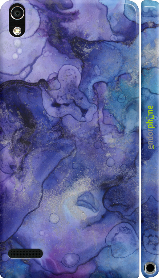 3D пластиковий глянцевий чехол Мармур 7 для Huawei Ascend P6 - 4802c-39 изображение 