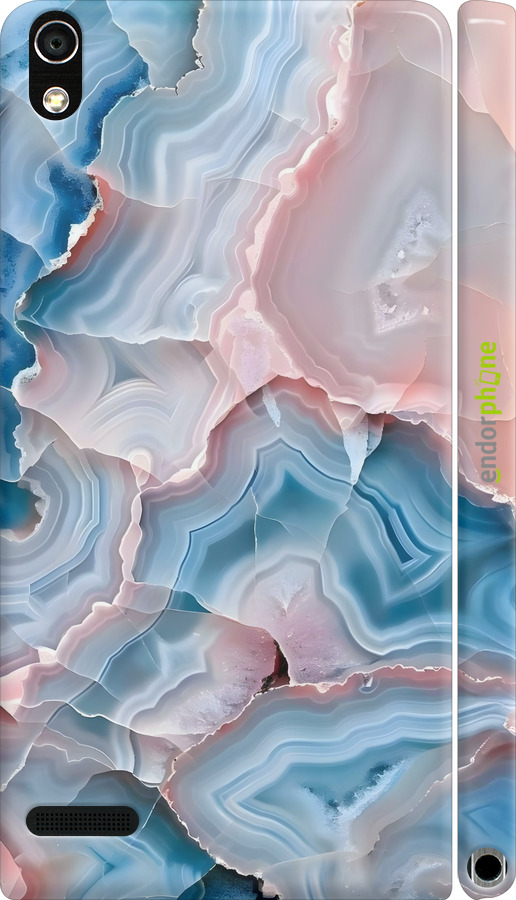 3D пластиковий глянцевий чехол Мрамор для Huawei Ascend P6 - 6306c-39 изображение 