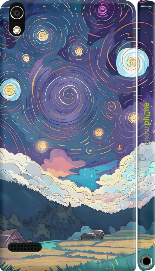 3D пластиковый глянцевый чехол Креативный арт для Huawei Ascend P6 - 6322c-39 изображение 