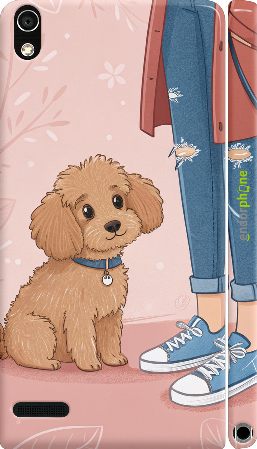 3D пластиковий глянцевий чехол Мальтипу 3 для Huawei Ascend P6 - 6706c-39 изображение 