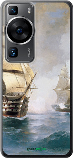 Силіконовий чехол Айвазовський. Кораблі для Huawei P60 - 160u-3024 изображение 