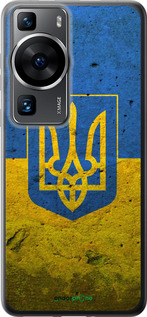 Силиконовый чехол Флаг и герб Украины 2 для Huawei P60 - 378u-3024 изображение 