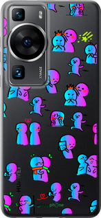 Силіконовий чехол Емоції для Huawei P60 - 4736u-3024 изображение 