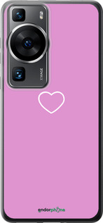 Силіконовий чехол Серце 2 для Huawei P60 - 4863u-3024 изображение 