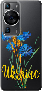 Силиконовый чехол Ukraine v2 для Huawei P60 - 5445u-3024 изображение 