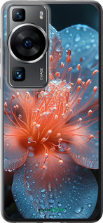 Силіконовий чехол Роса на квітці для Huawei P60 - 6039u-3024 изображение 