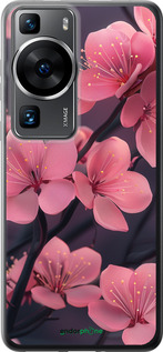 Силіконовий чехол Пурпурова сакура для Huawei P60 - 6075u-3024 изображение 