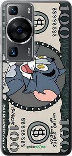 Силіконовий чехол Том и джерри для Huawei P60 - 6291u-3024 изображение 