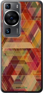Силіконовий чехол Геометричний візерунок для Huawei P60 - 904u-3024 изображение 