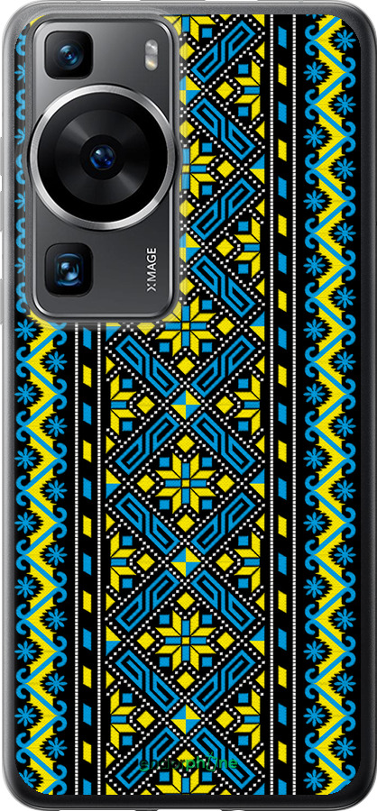 Силиконовый чехол Вышиванка 39 для Huawei P60 - 1173u-3024 изображение 