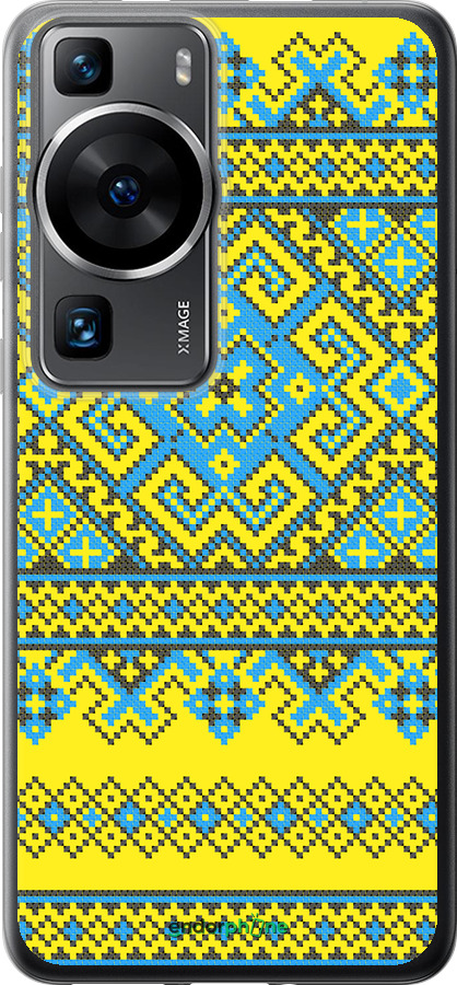 Силиконовый чехол Вышиванка 41 для Huawei P60 - 1175u-3024 изображение 