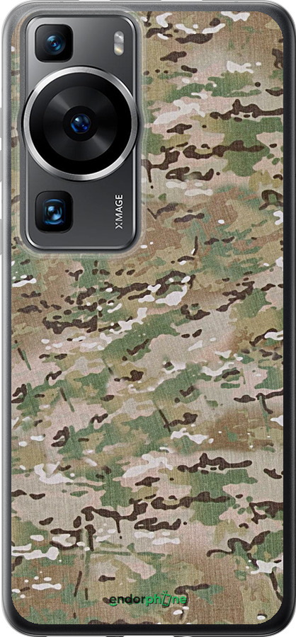 Силиконовый чехол Камуфляж v5 для Huawei P60 - 1201u-3024 изображение 