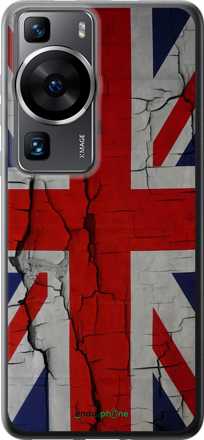 Силиконовый чехол Флаг Великобритании 2 для Huawei P60 - 387u-3024 изображение 
