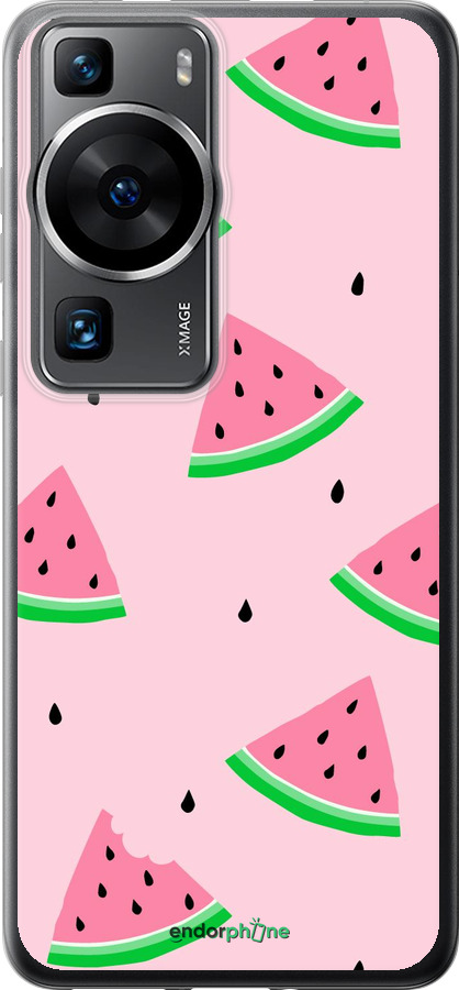 Силіконовий чехол Рожевий кавун для Huawei P60 - 4314u-3024 изображение 