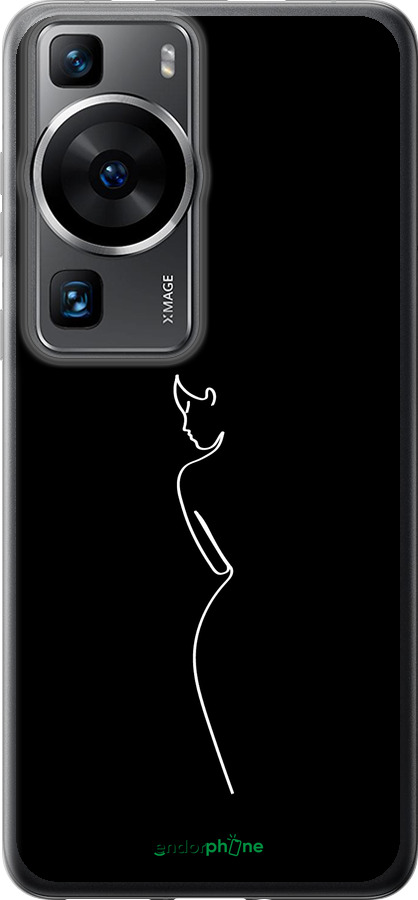 Силіконовий чехол Силует1 для Huawei P60 - 4590u-3024 изображение 