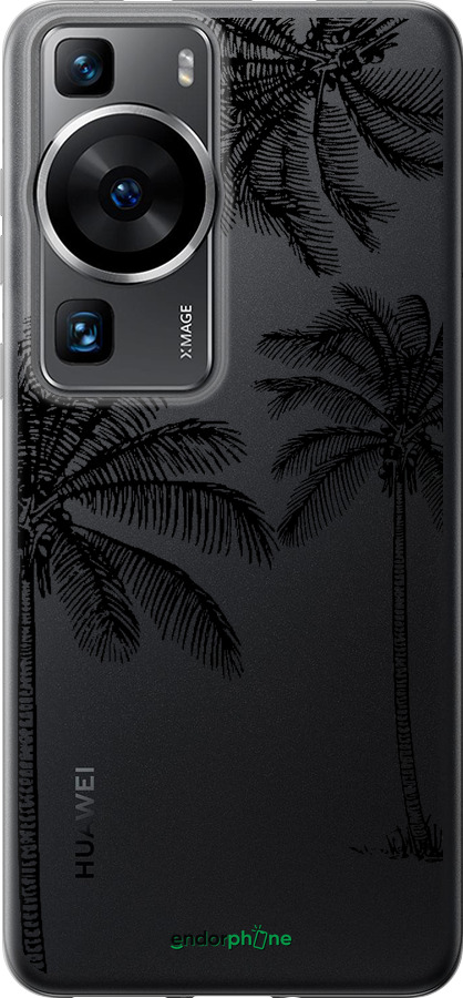 Силіконовий чехол Пальми1 для Huawei P60 - 4634u-3024 изображение 