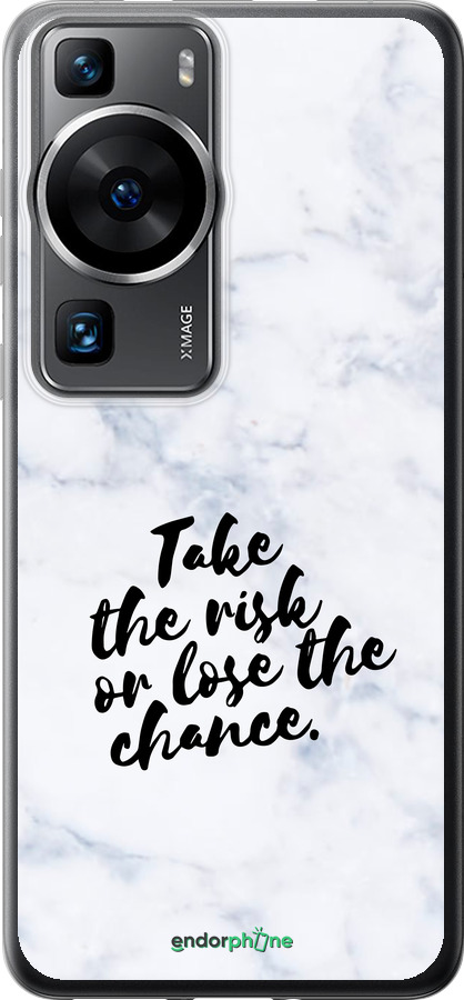 Силіконовий чехол Ризикнути або втратити шанс для Huawei P60 - 4866u-3024 изображение 