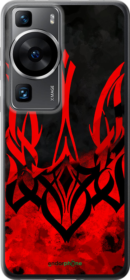 Силиконовый чехол Герб Украины v2 для Huawei P60 - 5312u-3024 изображение 