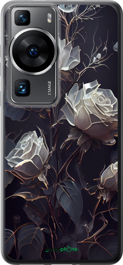 Силіконовий чехол Троянди 2 для Huawei P60 - 5550u-3024 изображение 