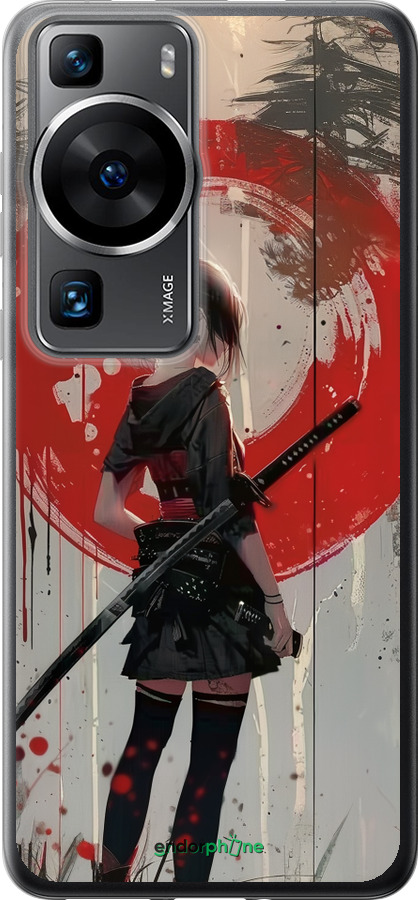 Силіконовий чехол Сутінки воїна: Танок з катаною для Huawei P60 - 6123u-3024 изображение 