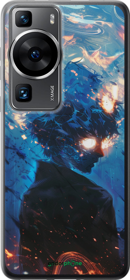 Силіконовий чехол Сатору Годжо для Huawei P60 - 6129u-3024 изображение 