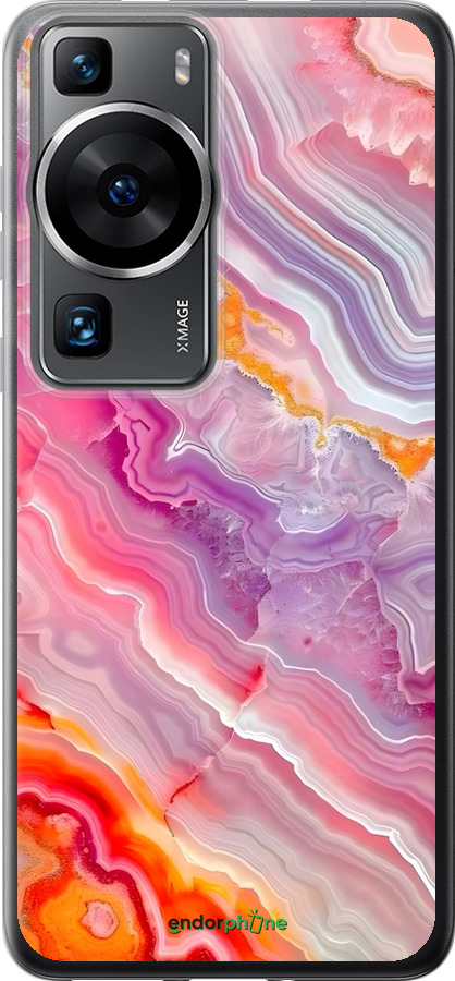 Силіконовий чехол Мрамор 2 для Huawei P60 - 6307u-3024 изображение 