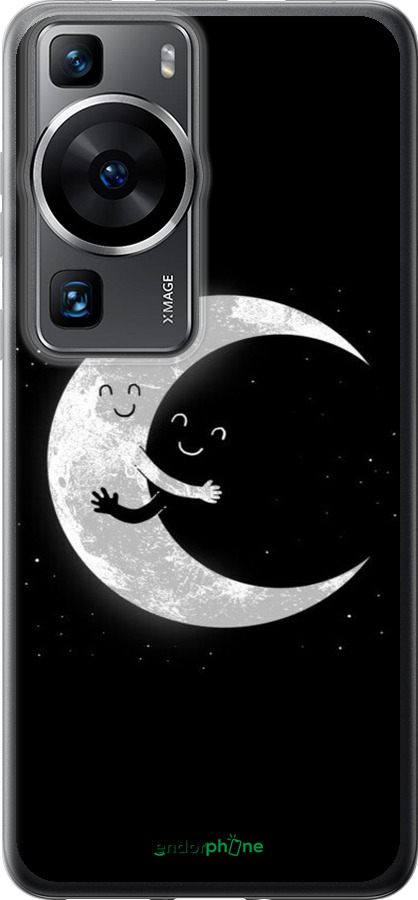 Силіконовий чехол Місячні обійми для Huawei P60 - 6508u-3024 изображение 