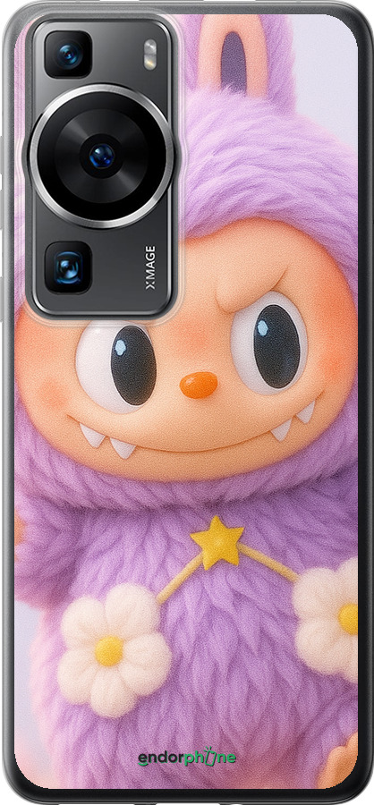 Силіконовий чехол Лабубу для Huawei P60 - 6708u-3024 изображение 