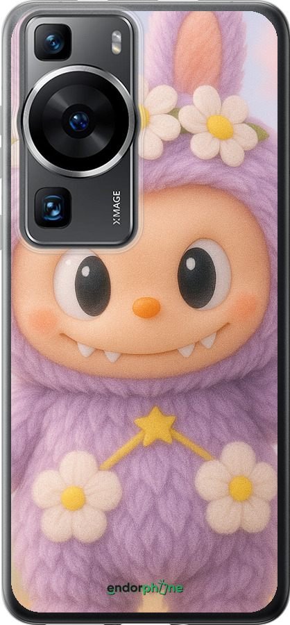 Силіконовий чехол Лабубу 1 для Huawei P60 - 6709u-3024 изображение 