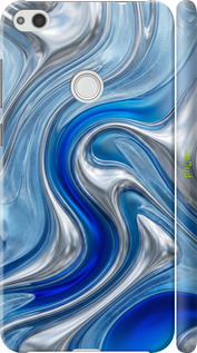 3D пластиковый матовый чехол Liquid Chrome для Huawei P8 Lite (2017) - 6781m-777 изображение 