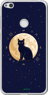 2D пластиковий чехол Cute Cat Celestial/Witchy для Huawei P8 Lite (2017) - 6787t-777 изображение 