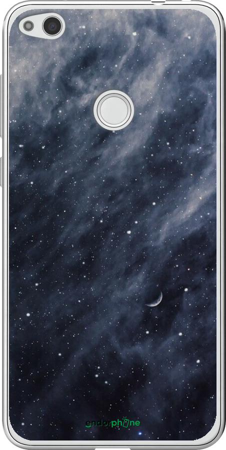 2D пластиковий чехол Сині хмари, Синій місяць для Huawei P8 Lite (2017) - 6398t-777 изображение 