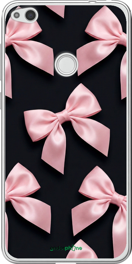 2D пластиковый чехол Coquette Ribbons Dark Coquette для Huawei P8 Lite (2017) - 6767t-777 изображение 