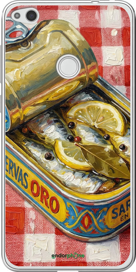 2D пластиковый чехол Vintage Sardine Tin Phone для Huawei P8 Lite (2017) - 6772t-777 изображение 