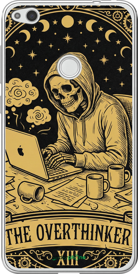 2D пластиковый чехол The Overthinker для Huawei P8 Lite (2017) - 6774t-777 изображение 