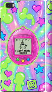 3D пластиковый матовый чехол 'Y2K Aesthetic Retro Pet: Годуй мене кавою' для Huawei Ascend P8 Lite изображение 5