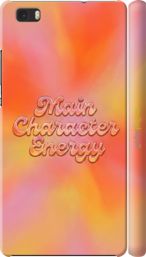3D пластиковый матовый чехол Aura Gradient Main Character Energy Aesthetic Y2K для Huawei Ascend P8 Lite - 6783m-126 изображение 