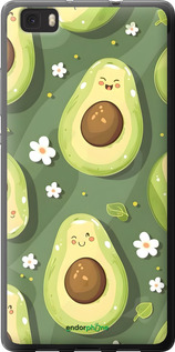 Силіконовий чехол Авокадо для Huawei Ascend P8 Lite - 6380u-126 изображение 