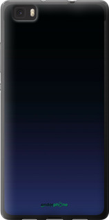 Силіконовий чехол Градієнт у темно-синьому стилі для Huawei Ascend P8 Lite - 6542u-126 изображение 
