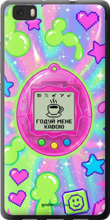 Силиконовый чехол Y2K Aesthetic Retro Pet: Годуй мене кавою для Huawei Ascend P8 Lite - 6784u-126 изображение 