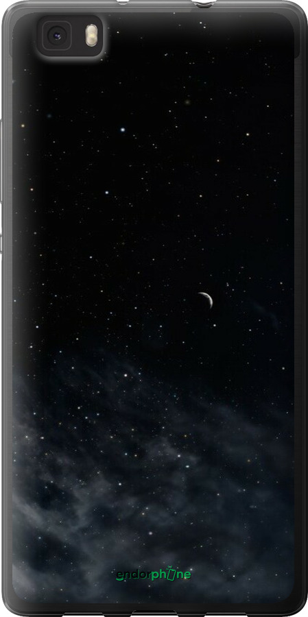 Силиконовый чехол Ночное небо для Huawei Ascend P8 Lite - 6451u-126 изображение 