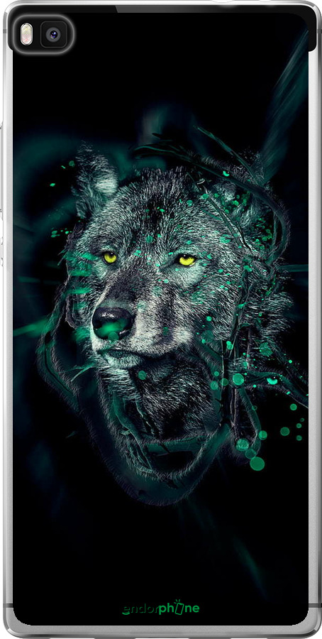 Силиконовый чехол Wolf для Huawei Ascend P8 - 6610u-123 изображение 