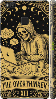 3D пластиковый матовый чехол The Overthinker для Huawei P9 Lite - 6774m-298 изображение 