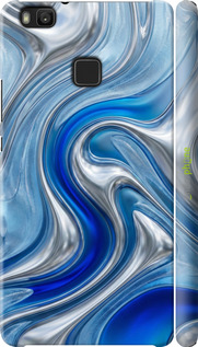 3D пластиковый глянцевый чехол Liquid Chrome для Huawei P9 Lite - 6781c-298 изображение 