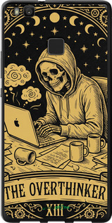 2D пластиковый чехол 'The Overthinker' для Huawei P9 Lite изображение 4