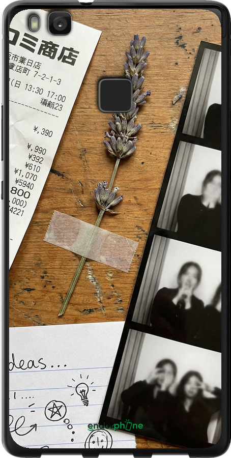 2D пластиковий чехол Aesthetic Scrapbook Collage для Huawei P9 Lite - 6773t-298 изображение 