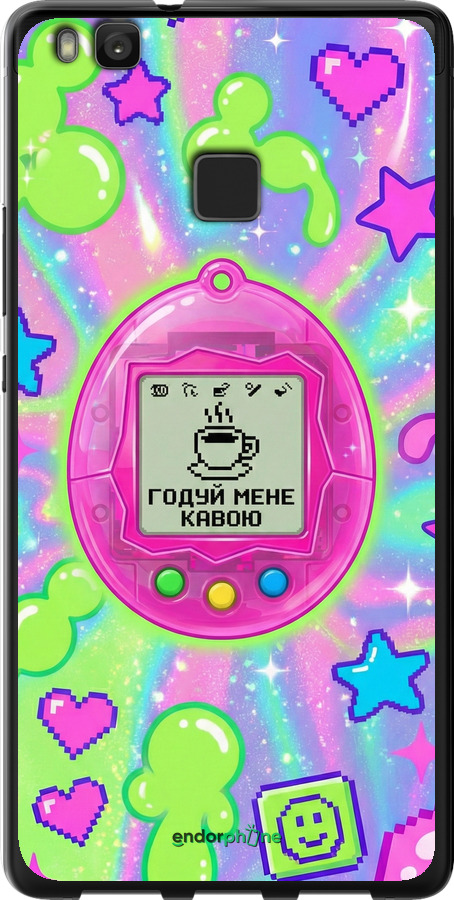 2D пластиковый чехол Y2K Aesthetic Retro Pet: Годуй мене кавою для Huawei P9 Lite - 6784t-298 изображение 