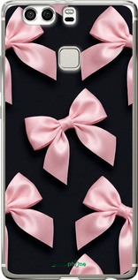 Силиконовый чехол Coquette Ribbons Dark Coquette для Huawei P9 Plus - 6767u-300 изображение 